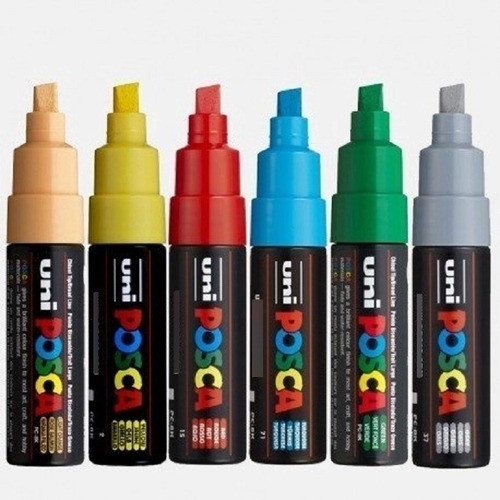 Marcador Uni Posca Pc 8k X 3 Unidades 0