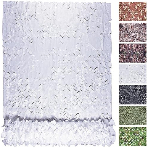 Red De Camuflaje Para Caza Camping Deco 1.5mx2m - Blanco 0