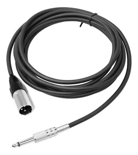 Cable Adaptador Xlr Canon Macho A Plug 6,5mm Mono 2 Mts 0