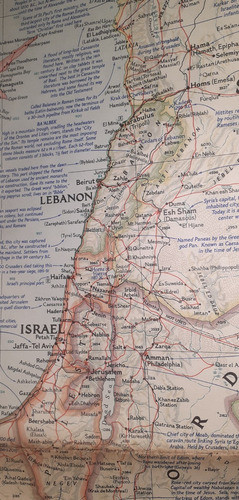 Mapas Nat Geographic Africa America Tierras De La Biblia 1