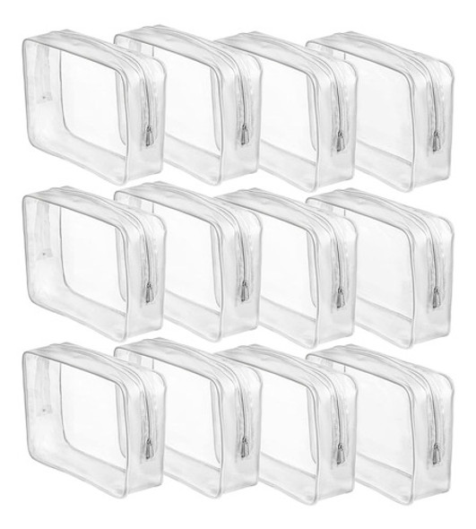 Coloch 12 Pack Bolsa De Cosméticos De Plástico Transparente, 0