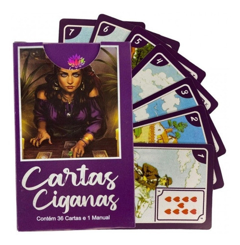 Baralho E Jogo De Cartas Ciganas 36 Cartas E Manual 0