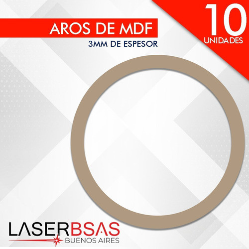 Aros Mandala Kit X 10u - 50cm Ø - Mdf / Fibrofacil En 3mm 0