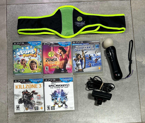 Kit Move Ps3 + Juegos Y Kit Zumba 0