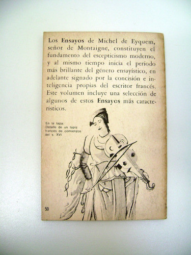 Ensayos Selectos Montaigne Ceal Centro Editor Antolog Boedo 1