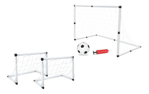 Kit Futebol Golzinho Para Brincar Ou Treinar 2 Traves Dm 0