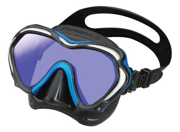 Tusa M-1007 Paragon S Máscara De Buceo, Cola De Pez Azul 0