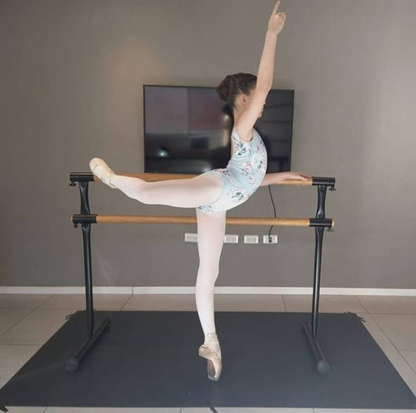 Barral De Danza Movil Profesional Doble Barral 1.5m X 2 0