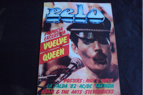 Revista Pelo # 159 - Tapa Freddie Mercury (1982) 0