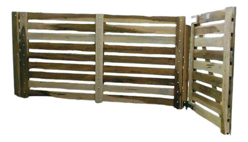 Cercos Semi Ciego En Madera Dura Exterior Por Metro Cuadrado 1