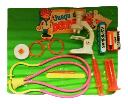 Set Doctor Laboratorio 10 Accesorios Juego Retro Vintage 0