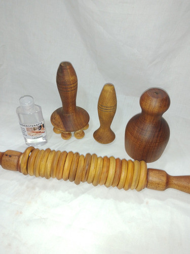 Maderoterapia Kit Reductor Completo Con Aceite De Regalo 0