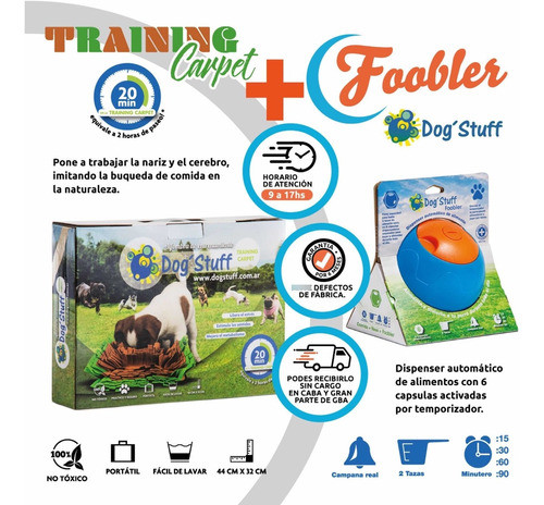 Combo Foobler+training(comelento Olfato+comedero Automático) 1