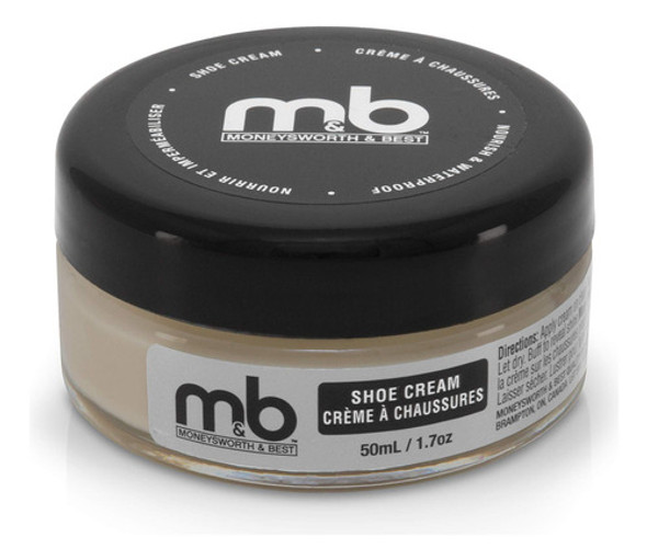 Crema Para Zapatos Moneysworth & Best, Color Beige 1