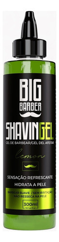Shaving Gel Barbear Bisnaga Big Barber Lemon Atacado 3 Unida 1