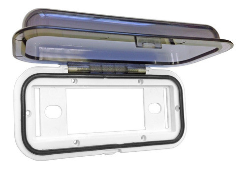 Tapa Frente De Stereo Vhf Náutica Plástica Tipo Burbuja 1