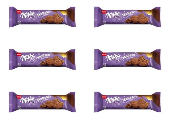 Galletitas Milka Mousse Sabor Chocolate X 6 U. 0 Galletitas Milka Mousse Sabor Chocolate X 6 U. 0