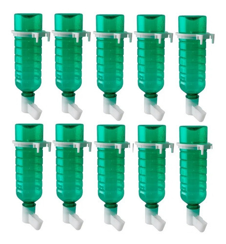 Porta Sementes Bebedouro Comedouro Bico Largo Pássaros 10un 0