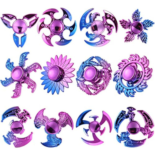 Jawhock Paquete De 12 Fidget Spinners, Spinner De 0