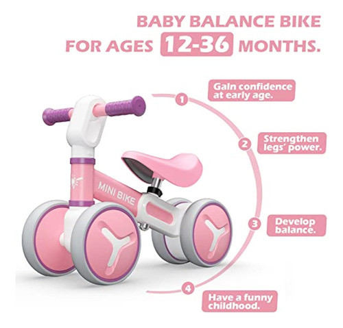 Bicicleta De Equilibrio Para Bebés De 1 Año De 1