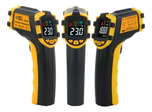 Termômetro Infravermelho Portátil Industrial Lcd Ae320 Smart 0