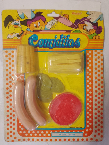 Comiditas Miluplast Salchichas Zona Retro Juguetería Vintage 0
