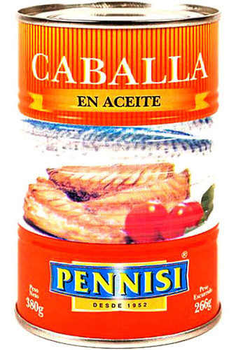 Pack X 24 Caballa Penissi En Aceite X 380 Grs. 0