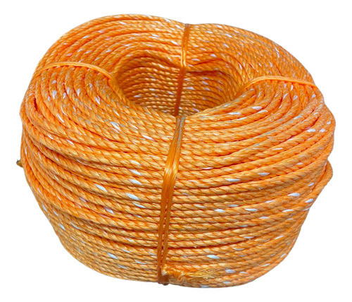 Cabo Torcido 3pernas Polipropileno Laranja 8mm 220 Metros 0