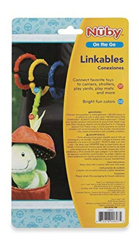 Nuby Linkables, 18 Coloridos Enlaces Acoplables Para Cocheci 1