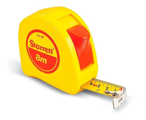 Trena 8 Metros Starrett Fita Milímetro / Milímetro Kit 6 Pçs 0