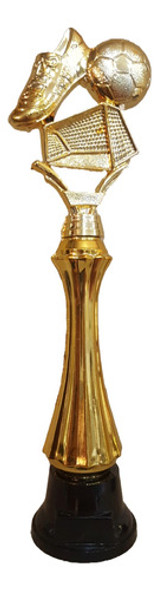 Set X3 Trofeo Plástico Fútbol Arcopelotabotin 29cm Souvenir 0