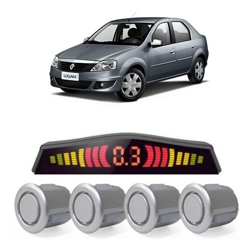 Sensor De Re Estacionamento Prata Renault Logan 2011... 0