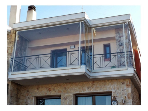 Toldo Cortina Retratil 2,44m X 2,47m Quintal Jardim Varanda 1