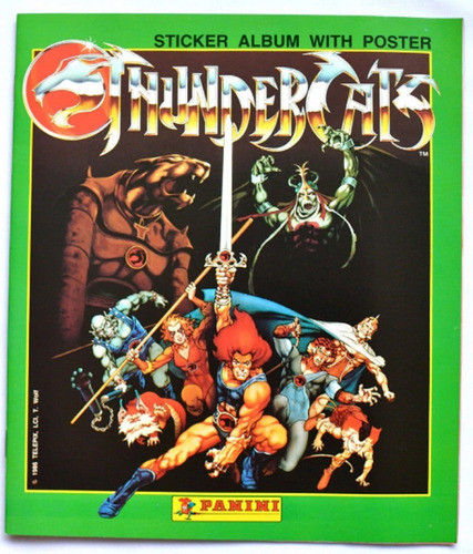 Álbum Completo Thundercats Excelente Estado 0