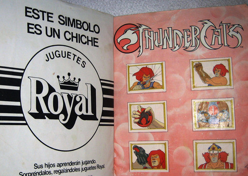 Álbum Completo Thundercats Excelente Estado 1