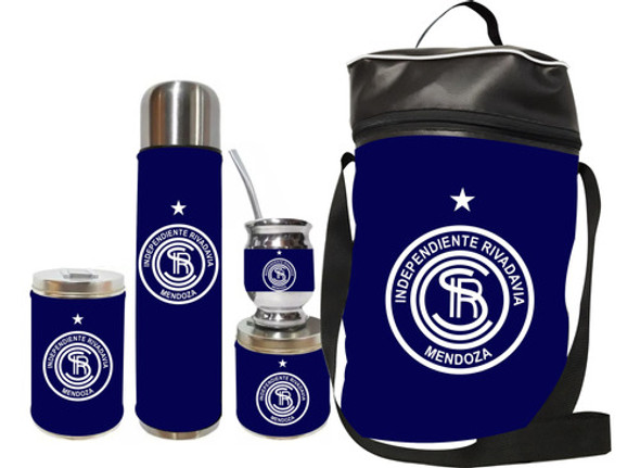 Equipo De Mate Set Matero Independiente Rivadavia. Ecocuero 0