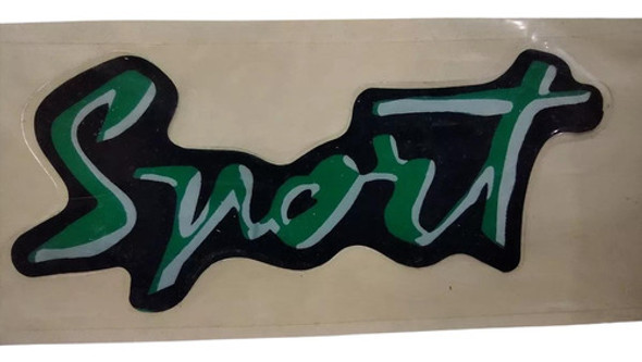 Emblema Calco Sport Verde 0