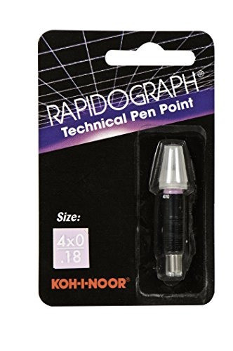Punto De Repuesto De Acero Inoxidable Koh-i-noor Rapidograph 0