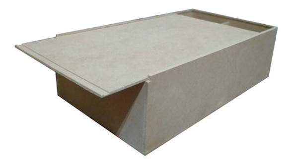 Caja Porta Vino Tapa Corrediza 2 Divisiones X10un 1
