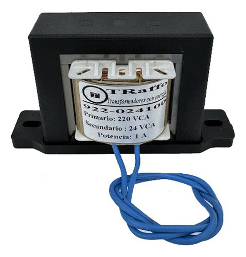 Transformador 220 Vca / 24 Vca / 1 A. Marca Traffo 0