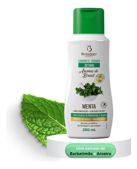 Sabonete Líquido Íntimo De Menta Feminino 100% Eficaz 0