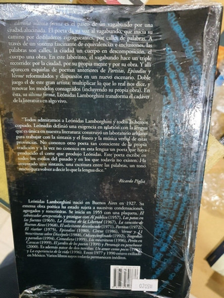 Libro:carroña Ultima Forma- L.lamborghini-poesia 1 Libro:carroña Ultima Forma- L.lamborghini-poesia 1
