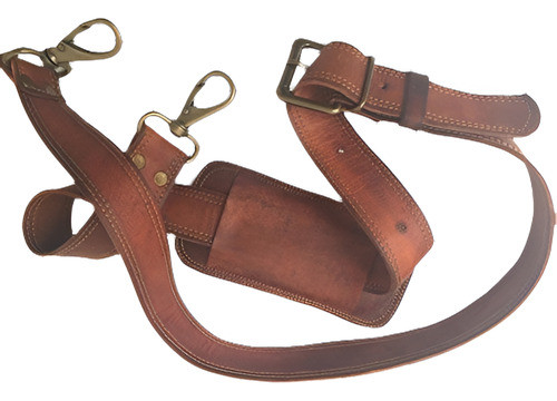 Correa Para Bolso De Cuero Acolchado Ajustable C/mosquetones 0