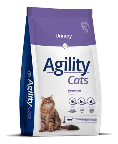 Oferta Combo 2 Bolsas Agility Gato Urinary X 10 Kg (20 Kg) 1