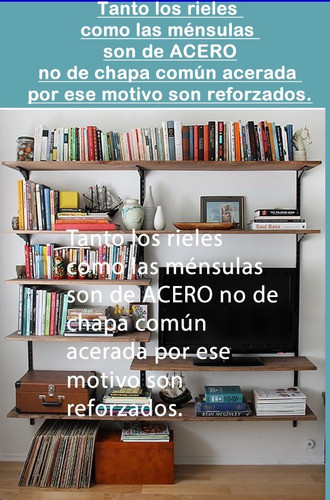 Kit 26 Mensula 37 Cm + 4 Riel De 1,50 M + 2 Riel De 2.00 M 1