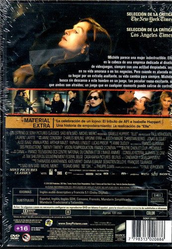 Elle - Dvd Nuevo Original Cerrado - Mcbmi 1