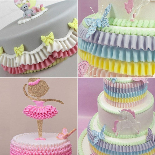 Molde De Silicone Acabamento Babado (telhado) 1