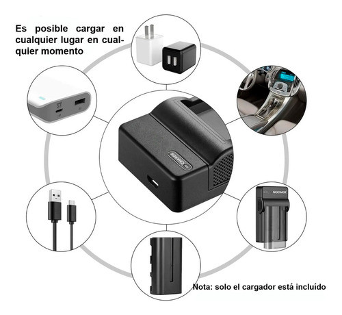 Cargador Bateria Sanyo Db-l80 L80a Dmx-cg10 Gh1 Gh2 Gh3 Pd1 1