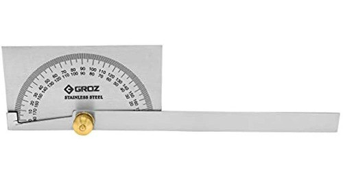 Groz 1224 6 Transportador De Cabeza Rectangular Grados 1