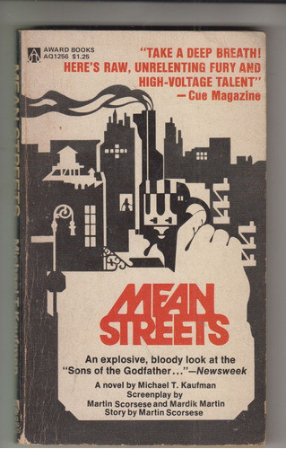1974 Scorsese Mean Streets Michael Kaufman Novela Pelicula 0